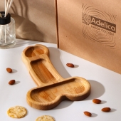 Деревянное блюдо для подачи в форме члена (25 х 16,5 х 1,7 см) - Сима-Ленд - купить с доставкой в Арзамасе