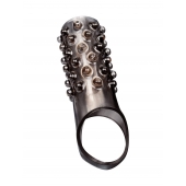 Дымчатая насадка на пенис с выпуклостями - 12 см. - Sex Expert - в Арзамасе купить с доставкой