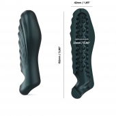 Серая силиконовая насадка на пенис с подхватом Manwan Ryzer - Manwan - в Арзамасе купить с доставкой