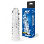 Прозрачная закрытая насадка на пенис - 17 см. - Sex Expert - в Арзамасе купить с доставкой