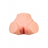 Телесный реалистичный мастурбатор-полуторс с 2 любовными входами - No Name - в Арзамасе купить с доставкой