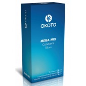 Презервативы OKOTO Mega Mix - 18 шт. - Sitabella - купить с доставкой в Арзамасе