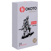 Точечные презервативы OKOTO Dotted - 12 шт. - Sitabella - купить с доставкой в Арзамасе