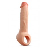 Телесная насадка-удлинитель Thrive 8.75 Inch Realistic Penis Extender Sleeve - 22,2 см. - Blush Novelties - в Арзамасе купить с доставкой