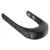 Черное эрекционное виброкольцо на ремешках - Boys of Toys - в Арзамасе купить с доставкой