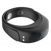 Черное эрекционное виброкольцо на ремешках - Boys of Toys - в Арзамасе купить с доставкой