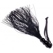 Черная силиконовая плетка - 25,4 см. - Boys of Toys - купить с доставкой в Арзамасе