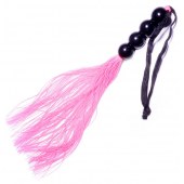 Розовая силиконовая плеть - 35,5 см. - Boys of Toys - купить с доставкой в Арзамасе
