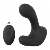 Черная анальная вибропробка с функцией расширения RC Butt Plug with 3 functions - Orion - в Арзамасе купить с доставкой
