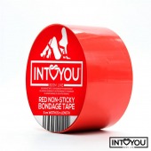 Красный скотч для фиксации Non-Sticky Bondage Tape - 15 м. - Intoyou - купить с доставкой в Арзамасе