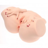 Телесный мастурбатор-полуторс Barbie - Naked Factory - в Арзамасе купить с доставкой