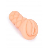 Телесный мастурбатор-вагина с вибропулей и эрекционными кольцами в комплекте - Sexy Girl - в Арзамасе купить с доставкой