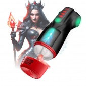 Интерактивный мастурбатор Raven с вакуумом, вибрацией и подсветкой - Shots Media BV - в Арзамасе купить с доставкой