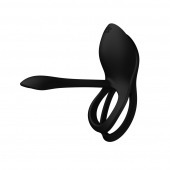 Черное эрекционное виброкольцо Bayek с пультом ДУ - Zalo - в Арзамасе купить с доставкой