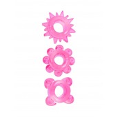 Комплект из 3 розовых эрекционных колец - Erowoman-Eroman - в Арзамасе купить с доставкой