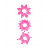 Комплект из трех розовых эрекционных колец - Erowoman-Eroman - в Арзамасе купить с доставкой