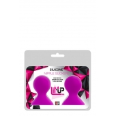 Ярко-розовые помпы для сосков LIT-UP NIPPLE SUCKERS LARGE PINK - Dream Toys