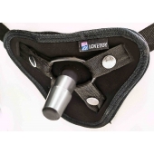 Страпон с 2 насадками и вибрацией UniStrap - 20 и 18 см. - LOVETOY (А-Полимер) - купить с доставкой в Арзамасе