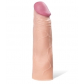 Реалистичная насадка с ярко выраженной головкой - 16,5 см. - A-toys - в Арзамасе купить с доставкой