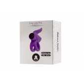 Эрекционное кольцо с подхватом мошонки и стимуляцией клитора Bullet Lastic Ring - Adrien Lastic - в Арзамасе купить с доставкой