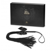 Чёрная плётка Lilly Whip Bijoux - Bijoux Indiscrets - купить с доставкой в Арзамасе