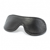 Кожаная маска на глаза - БДСМ Арсенал - купить с доставкой в Арзамасе