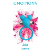 Голубое эрекционное виброколечко Emotions Minnie Breeze - Lola Games - в Арзамасе купить с доставкой