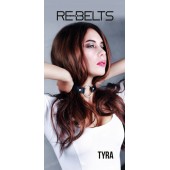 Чёрный кожаный чокер-кляп Tyra Black - Rebelts - купить с доставкой в Арзамасе