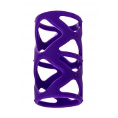 Фиолетовая насадка-сетка на пенис - 7,5 см. - A-toys - в Арзамасе купить с доставкой