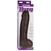 Большая насадка для трусиков Vac-U-Lock Realistic Hung - 31,7 см. - Doc Johnson - купить с доставкой в Арзамасе