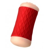 Двухсторонний мастурбатор JOS  NADIN в красном цилиндре - JOS - в Арзамасе купить с доставкой