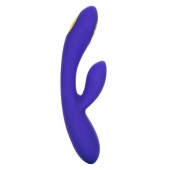 Фиолетовый вибратор с функцией электростимуляции Intimate E-Stimulator Dual Wand - 21,5 см. - California Exotic Novelties - купить с доставкой в Арзамасе