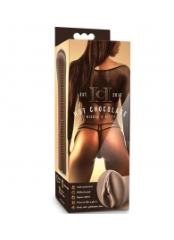 Коричневый мастубратор-вагина Nicole s Kitty - Blush Novelties - в Арзамасе купить с доставкой