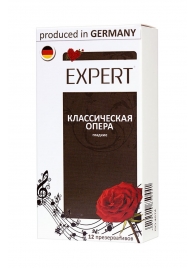 Гладкие презервативы Expert  Классическая опера  - 12 шт. - Expert - купить с доставкой в Арзамасе