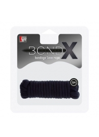 Чёрная веревка для связывания BONDX LOVE ROPE - 5 м. - Dream Toys - купить с доставкой в Арзамасе