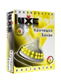 Презерватив LUXE  Exclusive  Кричащий банан  - 1 шт. - Luxe - купить с доставкой в Арзамасе