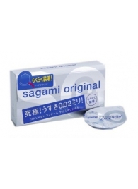 Ультратонкие презервативы Sagami Original QUICK - 6 шт. - Sagami - купить с доставкой в Арзамасе