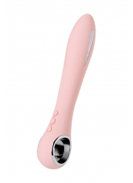 Розовый силиконовый вибратор с электростимуляцией GALVANI VIBE - 21 см. - ToyFa - купить с доставкой в Арзамасе