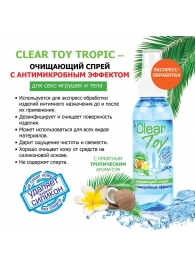 Очищающий спрей для игрушек CLEAR TOY Tropic - 100 мл. - Биоритм - купить с доставкой в Арзамасе