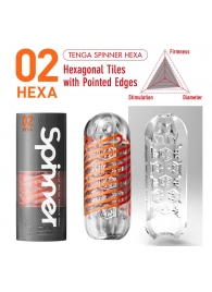 Мастурбатор SPINNER Hexa - Tenga - в Арзамасе купить с доставкой