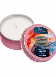 Массажная свеча  Фруктовая фантазия - БиоМед - купить с доставкой в Арзамасе