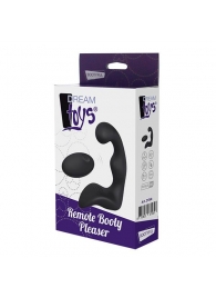 Черный вибромассажер простаты REMOTE BOOTY PLEASER - Dream Toys - в Арзамасе купить с доставкой