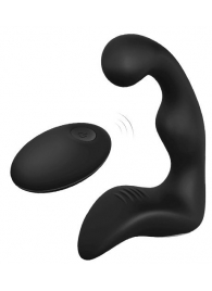 Черный вибромассажер простаты REMOTE BOOTY PLEASER - Dream Toys - в Арзамасе купить с доставкой