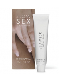 Гель для мастурбации с ароматом кокоса Slow Sex Finger Play Gel - 30 мл. - Bijoux Indiscrets - купить с доставкой в Арзамасе