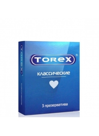 Гладкие презервативы Torex  Классические  - 3 шт. - Torex - купить с доставкой в Арзамасе