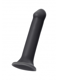 Черный фаллос на присоске Silicone Bendable Dildo XL - 20 см. - Strap-on-me - купить с доставкой в Арзамасе