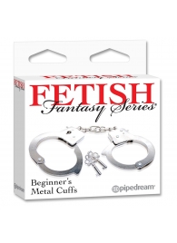 Металлические наручники Beginner s Metal Cuffs - Pipedream - купить с доставкой в Арзамасе