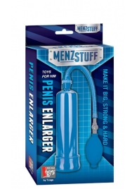 Синяя вакуумная помпа MENZSTUFF PENIS ENLARGER - Dream Toys - в Арзамасе купить с доставкой