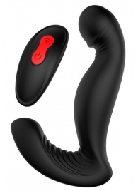 Черный вибромассажер простаты SWIRLING P-PLEASER - Dream Toys - в Арзамасе купить с доставкой