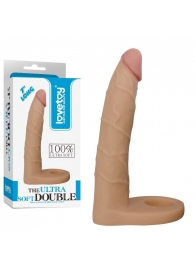 Телесная насадка-фаллоимитатор для двойного проникновения - 17 см. - Lovetoy - купить с доставкой в Арзамасе